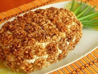 Салат с грецкими орехами Русский ананас
